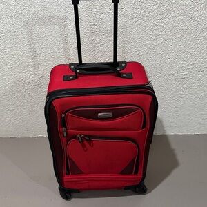 Red Wheeled Suitcase